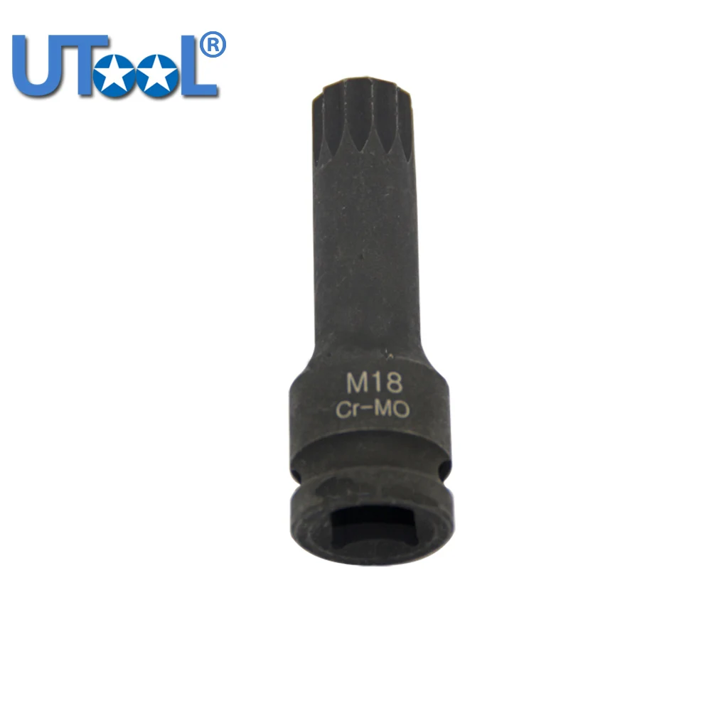 

NEW Impacket socket 1/2" DR. M18 Rear Hub Socket Rear Wheel Bearing Tool For VW Golf & Jetta Mk4 Spline Socket Bit
