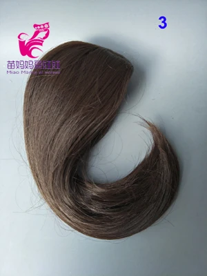 25-28 см окружность головы волосы куклы для русской ручной работы куклы фабрика repare волосы для 18 дюймов куклы - Цвет: 3