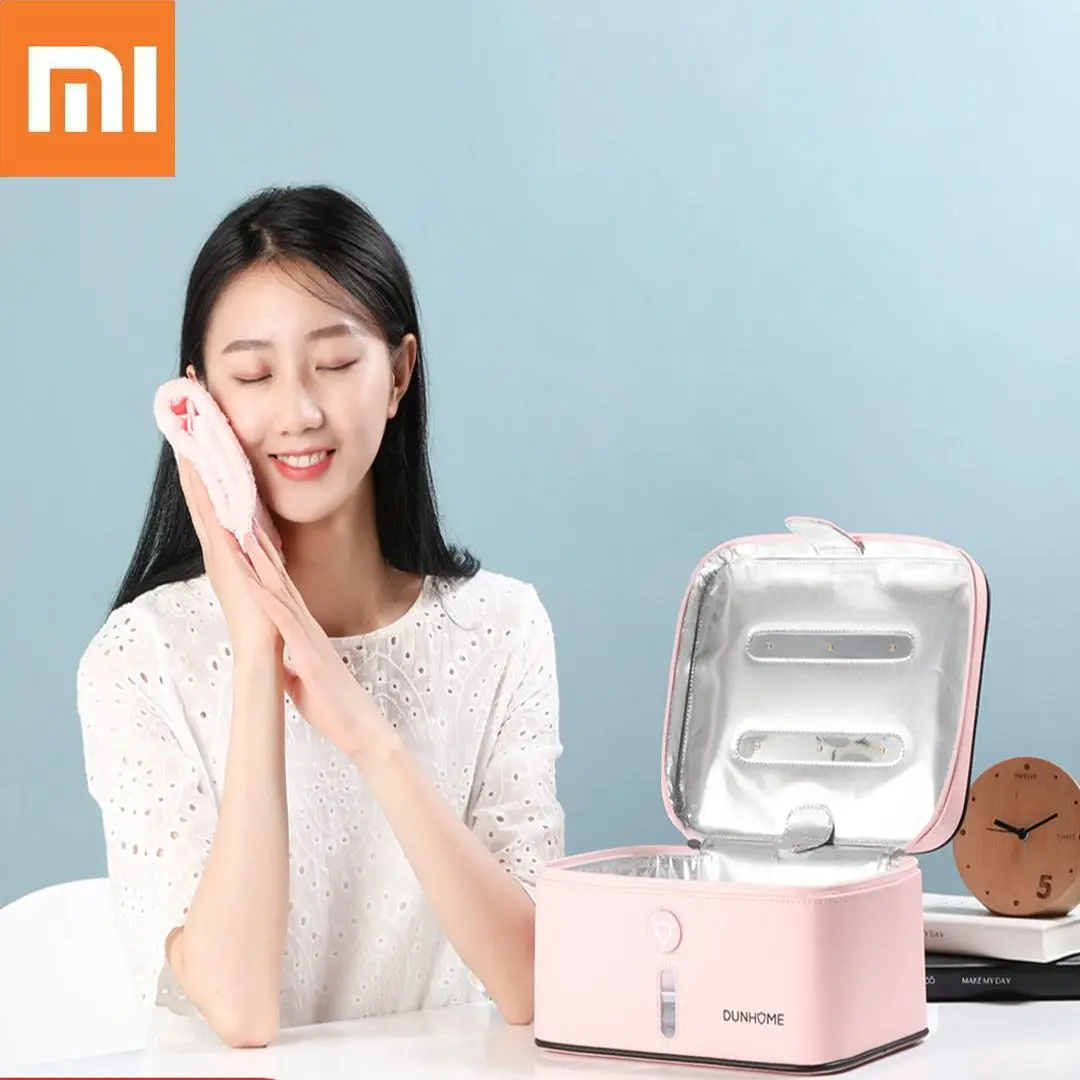 Xiaomi Dunhome 8 Вт дезинфицирующий резервуар светодиодный ультрафиолетовый свет анион стерилизатор коробка сумка для хранения чехол для путешествий на открытом воздухе