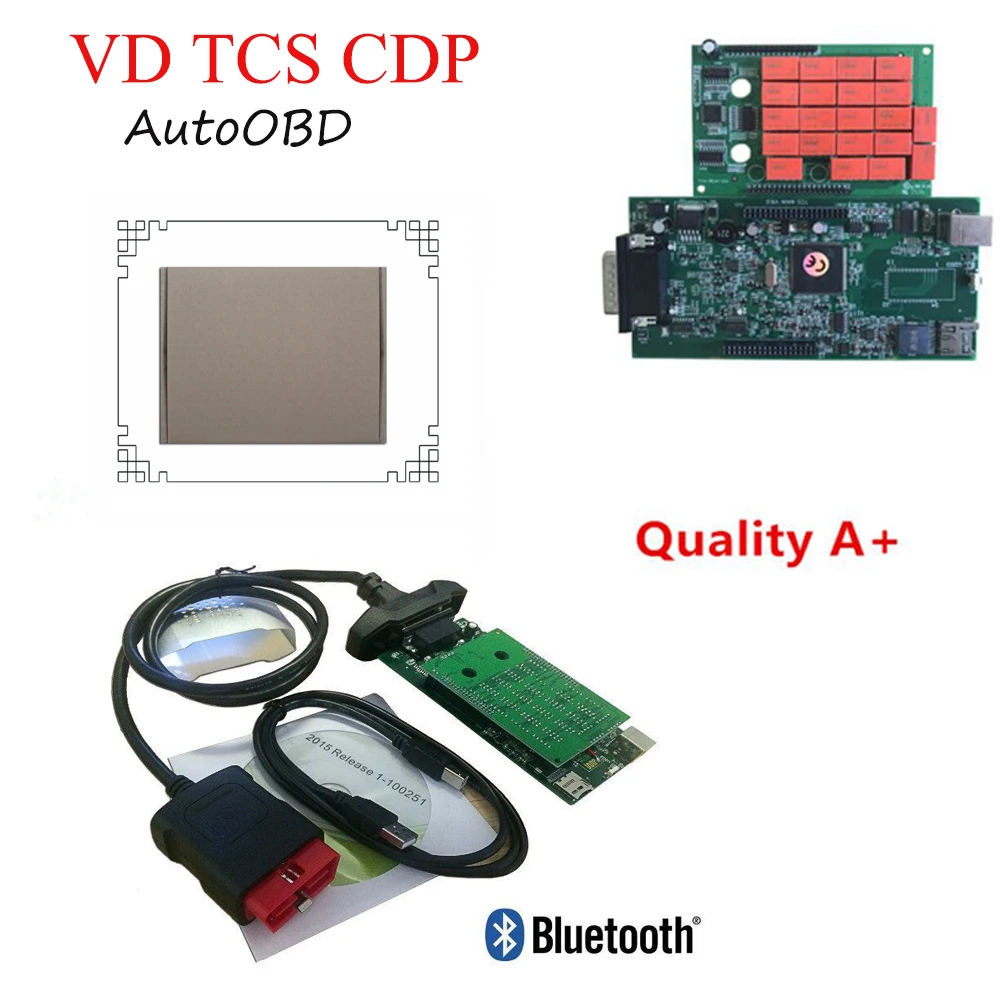

Newest green relays Green Board for delphis VD ds150e CDP new vci With bluetooth 2015/2016R3 version on cd with carton box