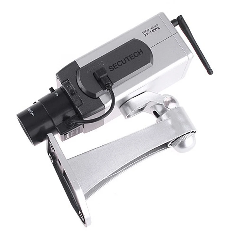 Waterproof Wireless Outdoor Dummy Fake CCTV Security Camera Flash Red LED Surveillance Camera