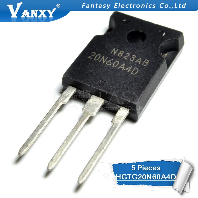 5Pcs Hgtg20N60A4D To 247 20N60A4D 20N60 To247 Hgtg20N60 Igbt 600V New Original huismerk kopen in de aanbieding