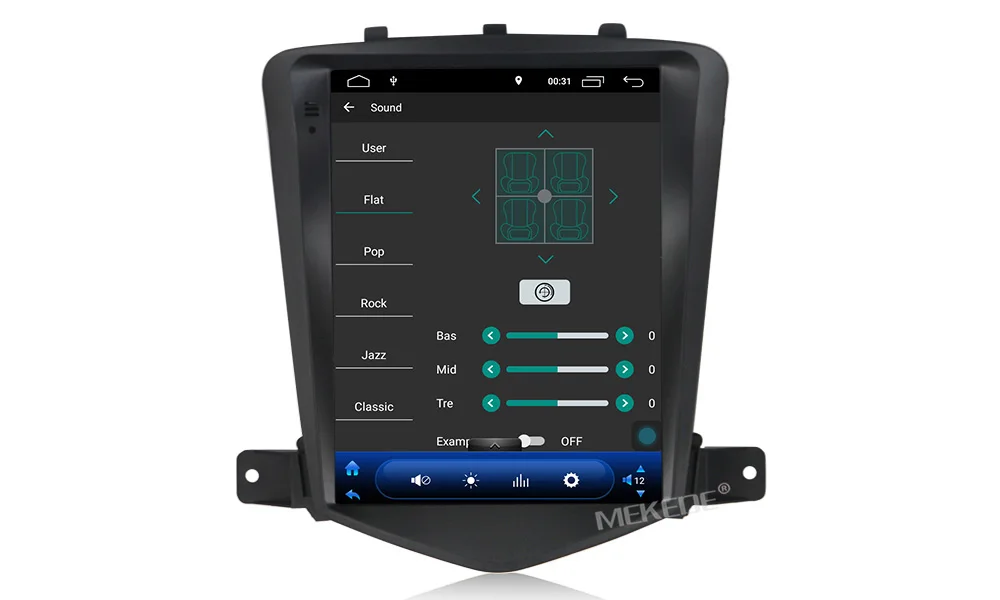 Sale New arrival!Mekede Vertical screen quad core Android 8.1 Car GPS Navigation Radio for Chevrolet CRUZE 2008-2015 with IPS screen 15
