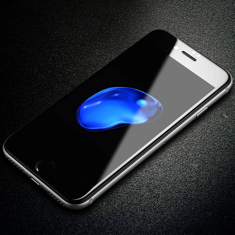4D Cold Carving 3D Curved Edge Full Cover Tempered Glass For iPhone 7 7plus 6s 6 Plus 8 Screen Protector Round Protective Film (15)