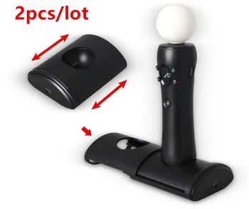 

2pcs For PS Move PS VR Controller Charger Dual Ports USB Move Slide Double Charge Charger Charging Dock Station Stand Holder