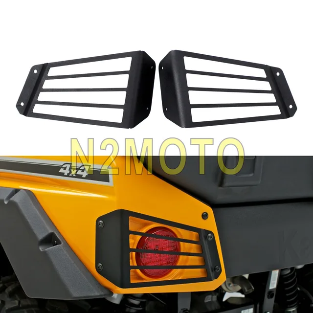 UTV Taillights Tail Light Guard Grill Cover Protection for Kawasaki
