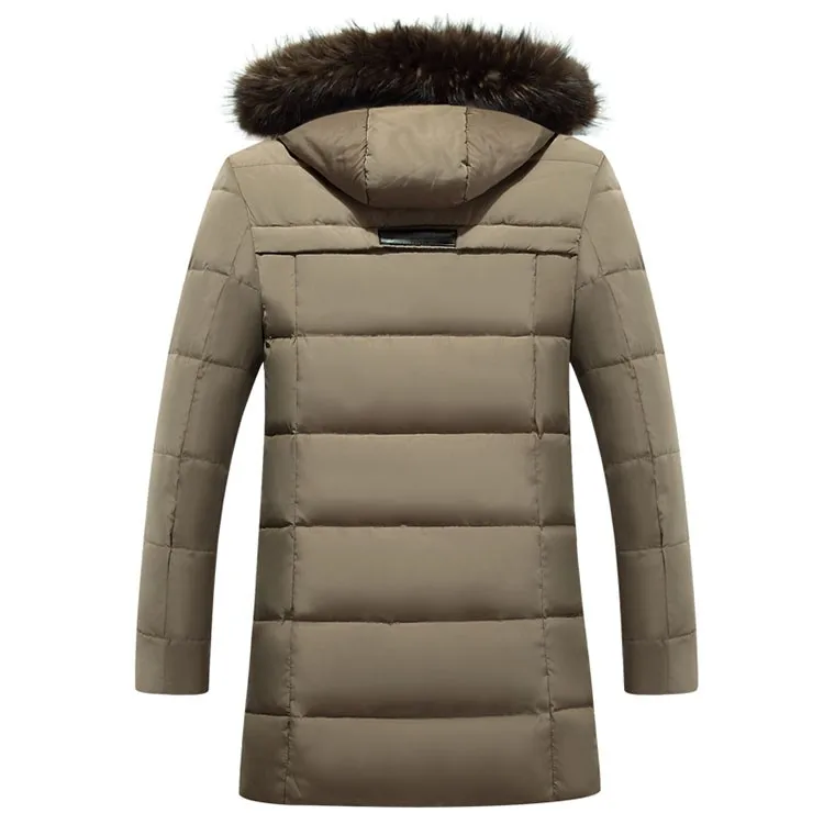 Aolamegs Mens Winter Down Jacket Medium-Long Thick Warm Hooded Fur Collar Winter Overcoats 2016 Outdoors Windproof Parka Hombre (13)