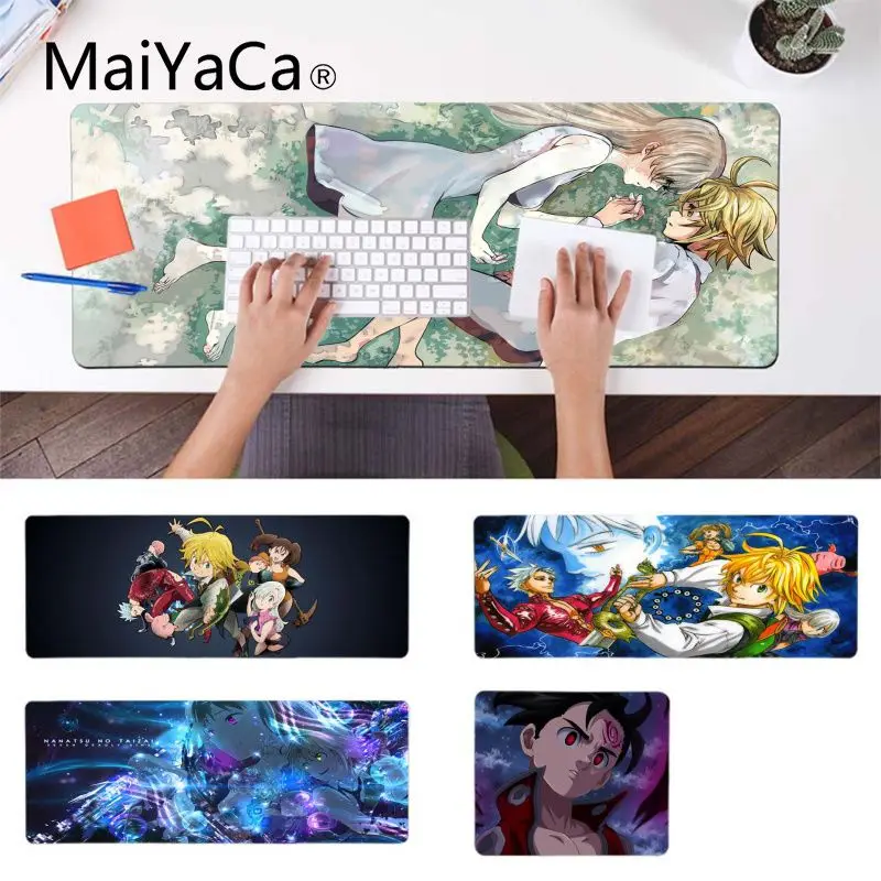 

MaiYaCa Vintage Cool Cute Seven Deadly Sins Comfort Mouse Mat Gaming Mousepad Durable Rubber Mouse Mat Mouse Pad
