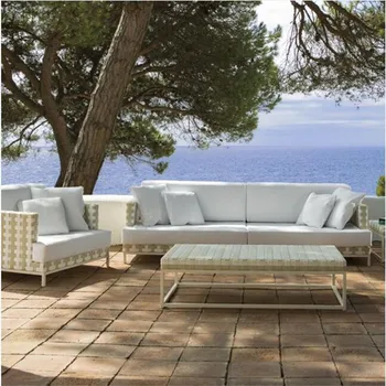 

New arrival garden cheap outdoor patio rattan sofa set furniture