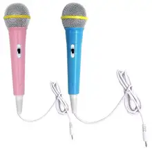 Дети проводной микрофон игрушечный музыкальный инструмент Караоке Пение ребенок Забавный Подарок Музыка игрушечный микрофон игрушка Рождественский подарок