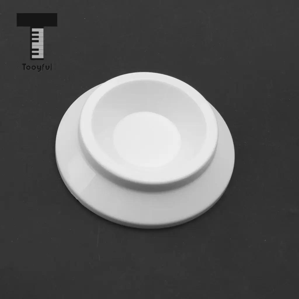 4pcs White Piano Caster Cups Piano Leg Pads for Upright Piano Parts Accessories