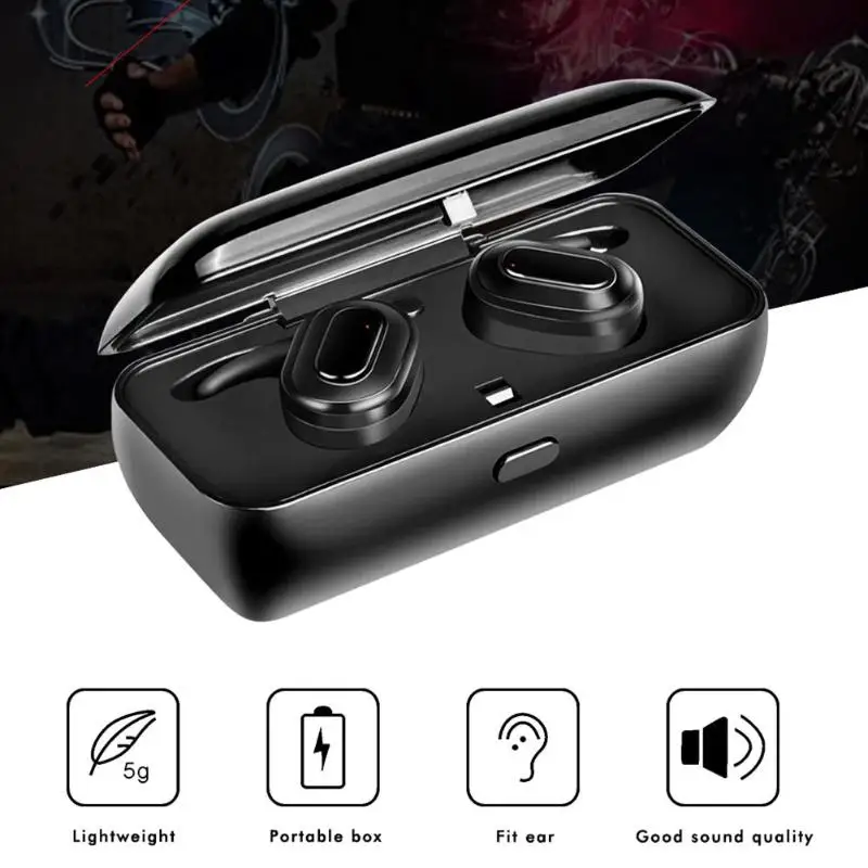 

X26 TWS Wireless Bluetooth Earphone Noise Isolating Earbuds Portable Headset Stereo Earphone Super Clear Player PK X2T TWS