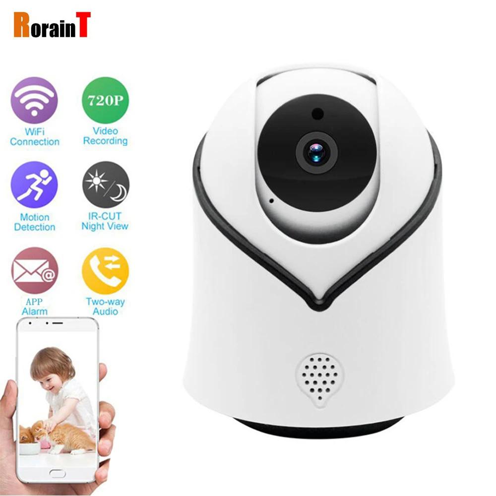 

RoraninT New Home Smart HD IP Camera 720P/1080P Wireless Wifi CCTV Security Surveillance Night vision 30M