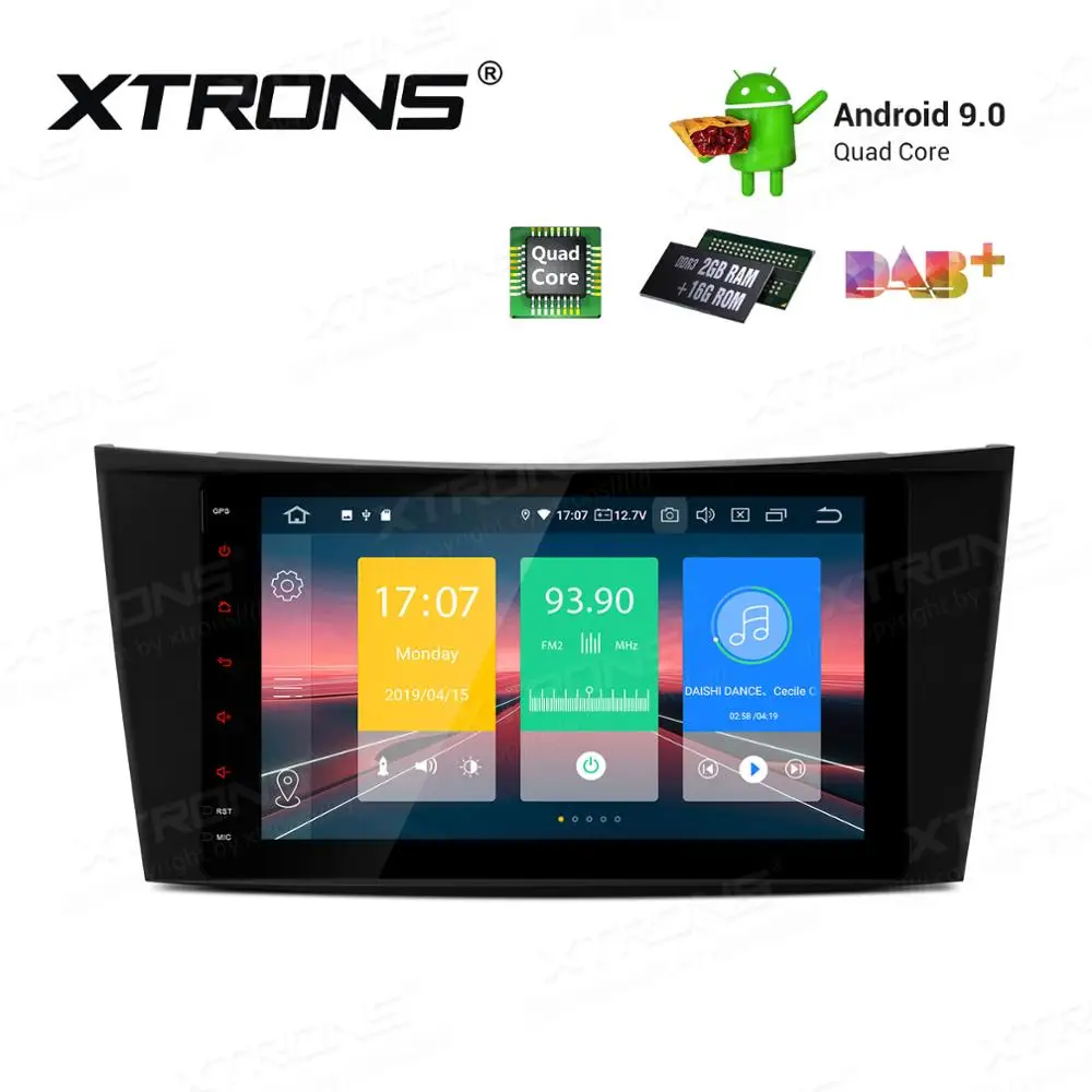 XTRONS Plug and Play дизайн Android 9 0 автомобильный стереоплеер для Mercedes Benz W219 CLS 350 500 55 W211 GPS OBD