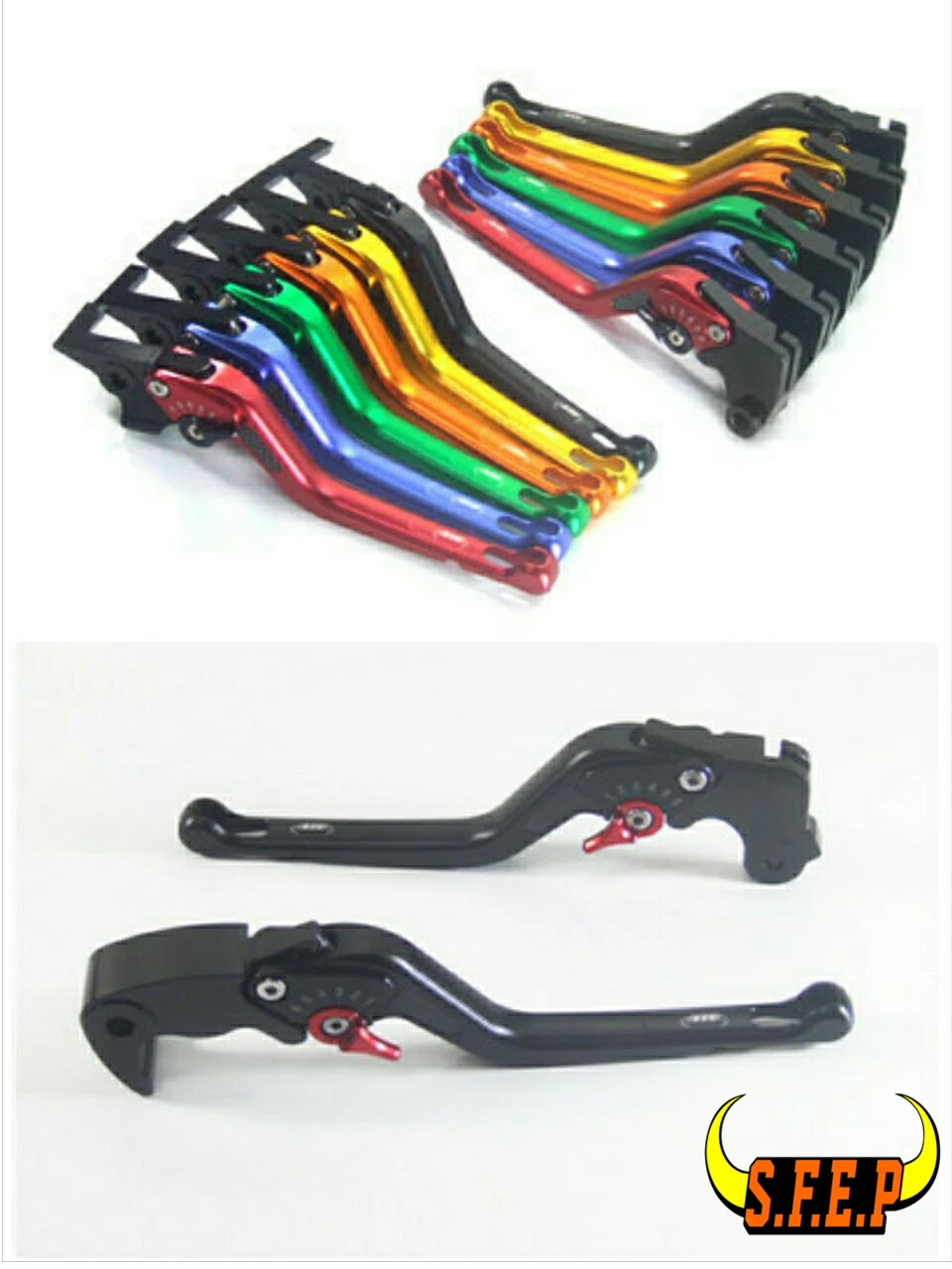 3D длинные CNC регулируемые мотоциклетные тормоза и рычаги сцепления | Рычаги, веревки и кабели -32842574266