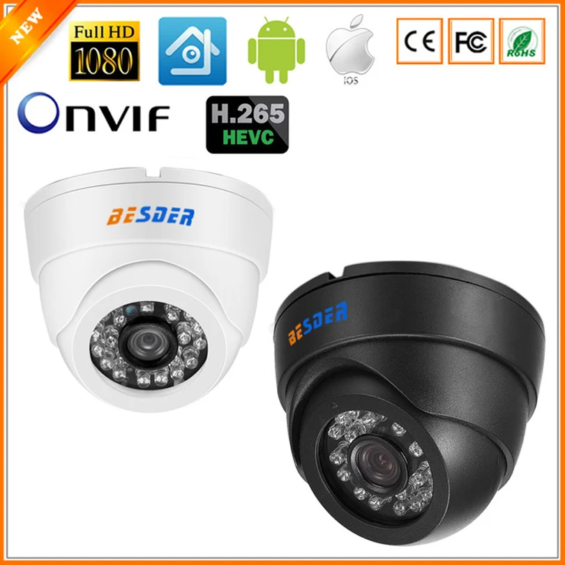 ONVIF H.265 IP Camera 1080P HI3516E + SC2235 H.265 Video Surveillance Camera IP 1080P 2MP 24IR
