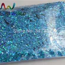 1,5 мм лазерные синие цветные блестки пайетки, голографические цветные блестки для дизайна ногтей или другие DIY decora
