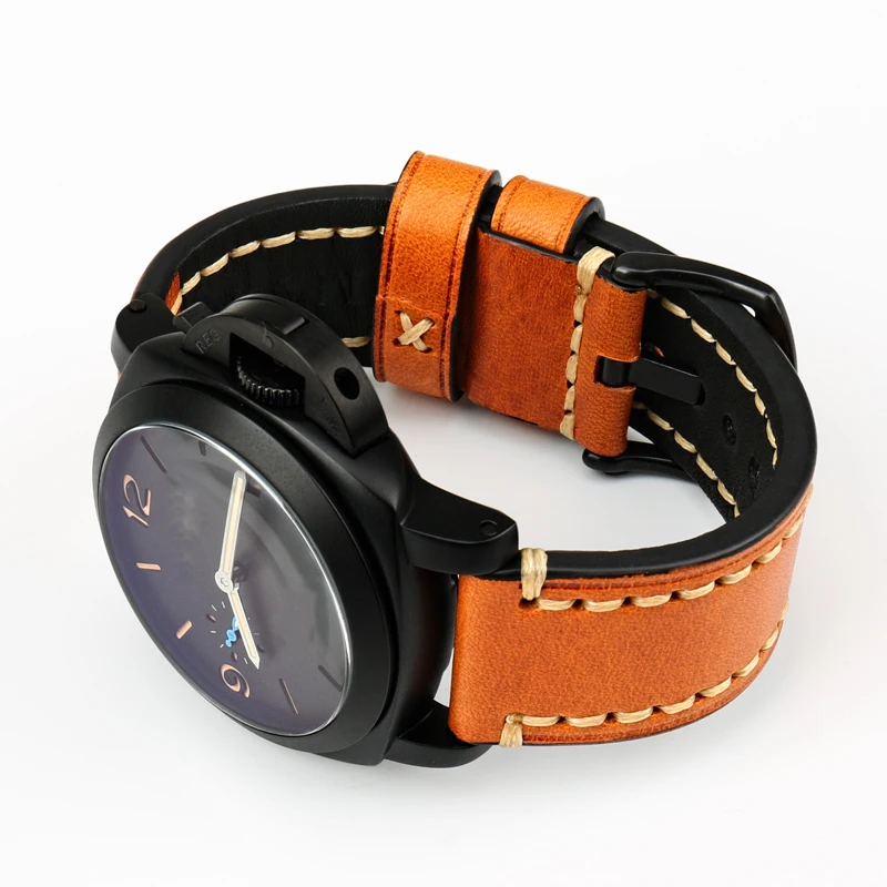 Ремешок для часов MAIKES 20 22 24 26 мм аксессуары FOSSIL LUMINOX HAMILTON ремешок из натуральной