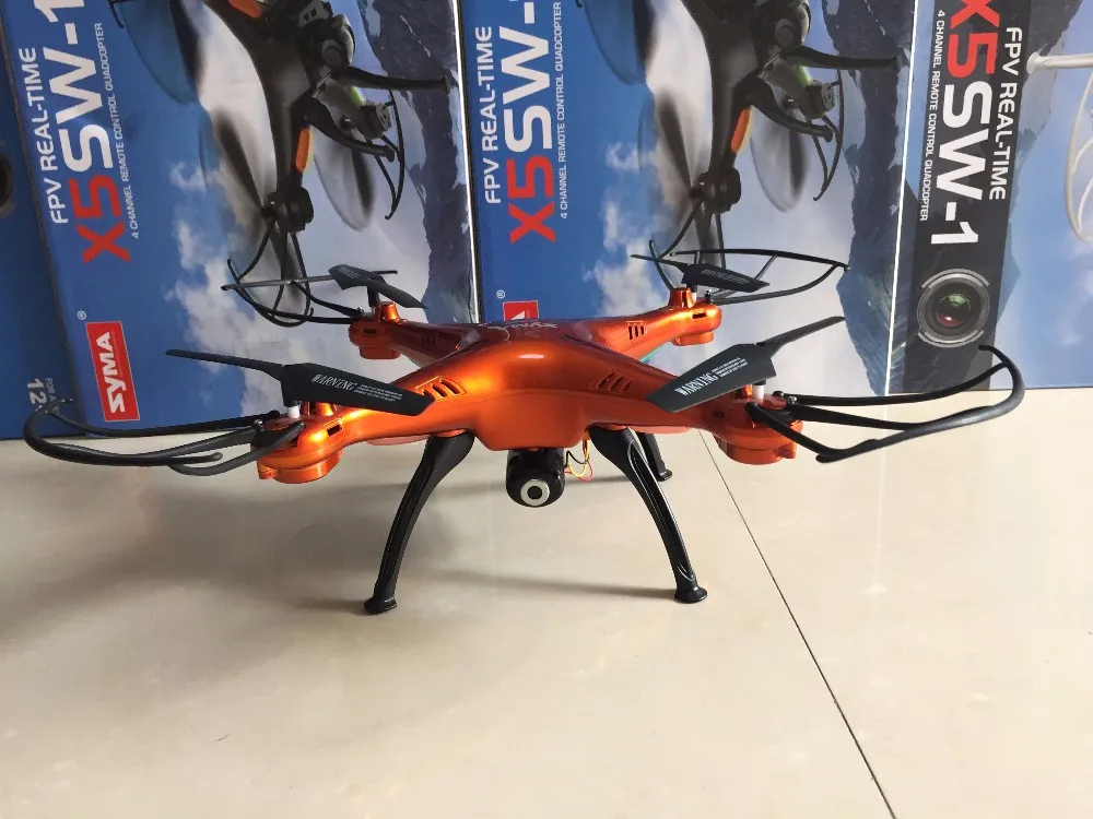 SYMA X5SW/X5SW-1 WI-FI, беспилотные летательные аппараты с видом от первого лица Камера «Безголовый» Мультикоптер 6-ось в режиме реального времени мини Дрон лучший подарок для детей RC вертолет