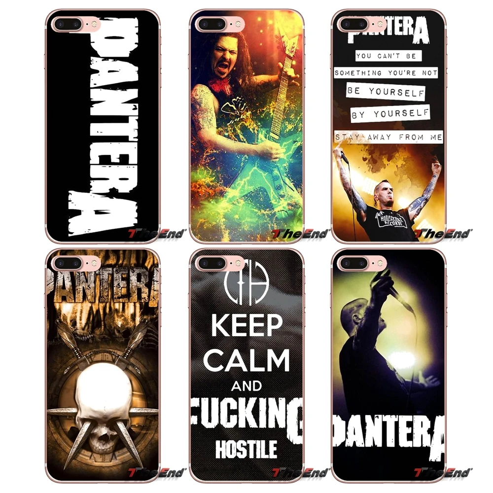 Для iPhone X 4 4S 5 5S 5C SE 6 6S 7 8 Plus Samsung Galaxy J1 J3 J5 J7 A3 A5 2016 2017 мягкие чехлы Phil Anselmo Pantera