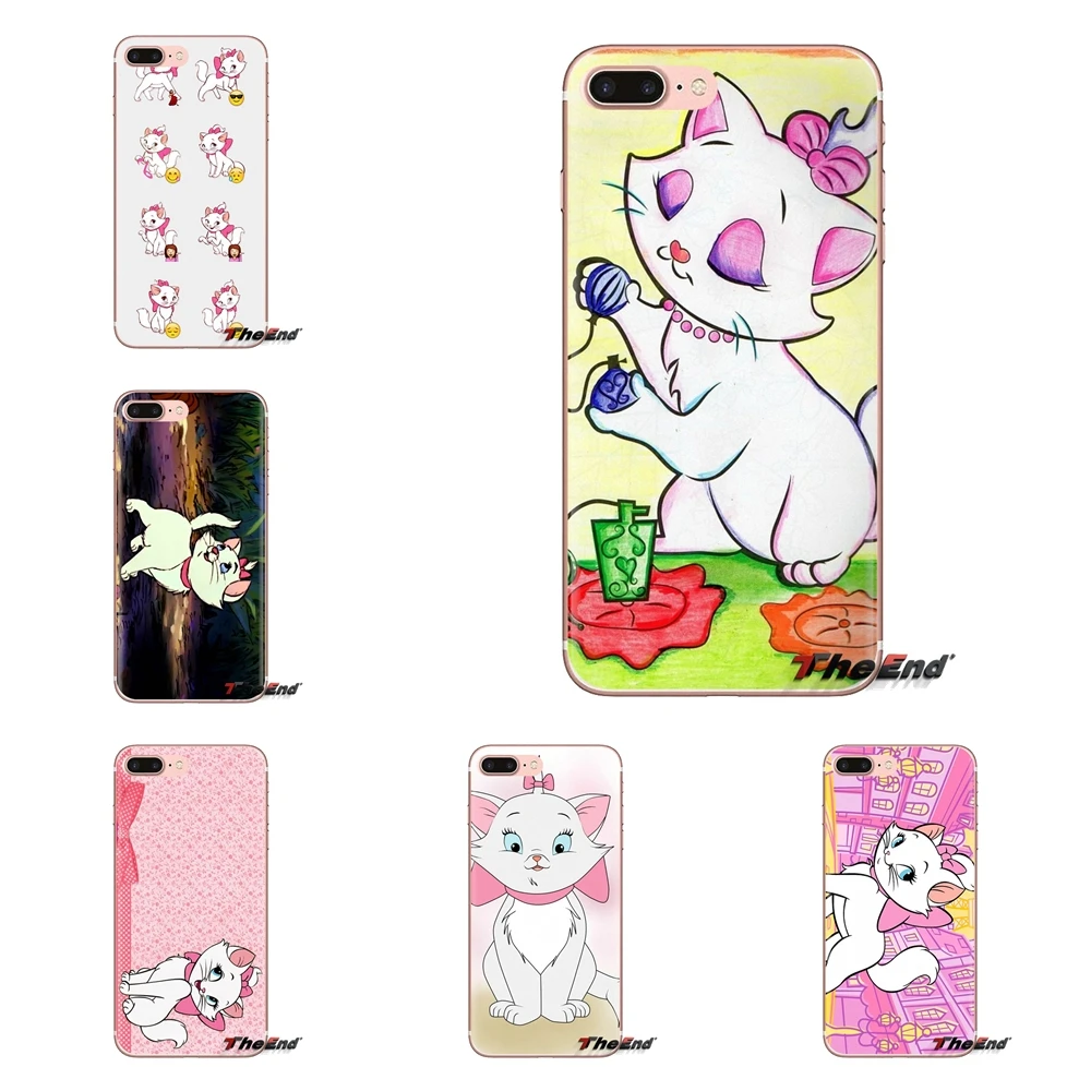 Pink marie aristocats Cat For Huawei G7 G8 P7 P8 P9 P10 P20 P30 Lite Mini Pro P Smart Plus 2017 2018 2019 Silicone Phone Housing |