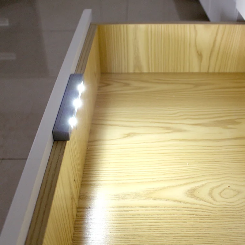 Shake LED closet noche luz LED lámpara luz para gabinete de pared