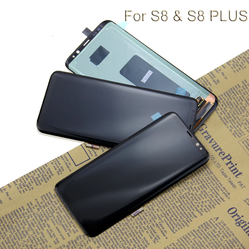 

S8 G950 G955 LCD for SAMSUNG Galaxy S8 G950 G950F S8 Plus G955 G955F Touch Screen Digitizer
