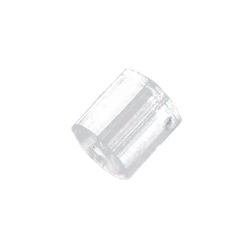 

150PCS Cylindrical-shaped Clear Rubber Earring Safety Backs