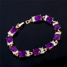 MISANANRYNE женский золотой цвет многоцветный красивый австрийский кристалл модный браслет из цепочки ювелирные изделия хорошая