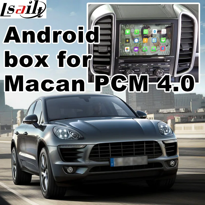 Android 6 0 GPS navigation box for Porsche Macan PCM 4 0 video interface box mirror