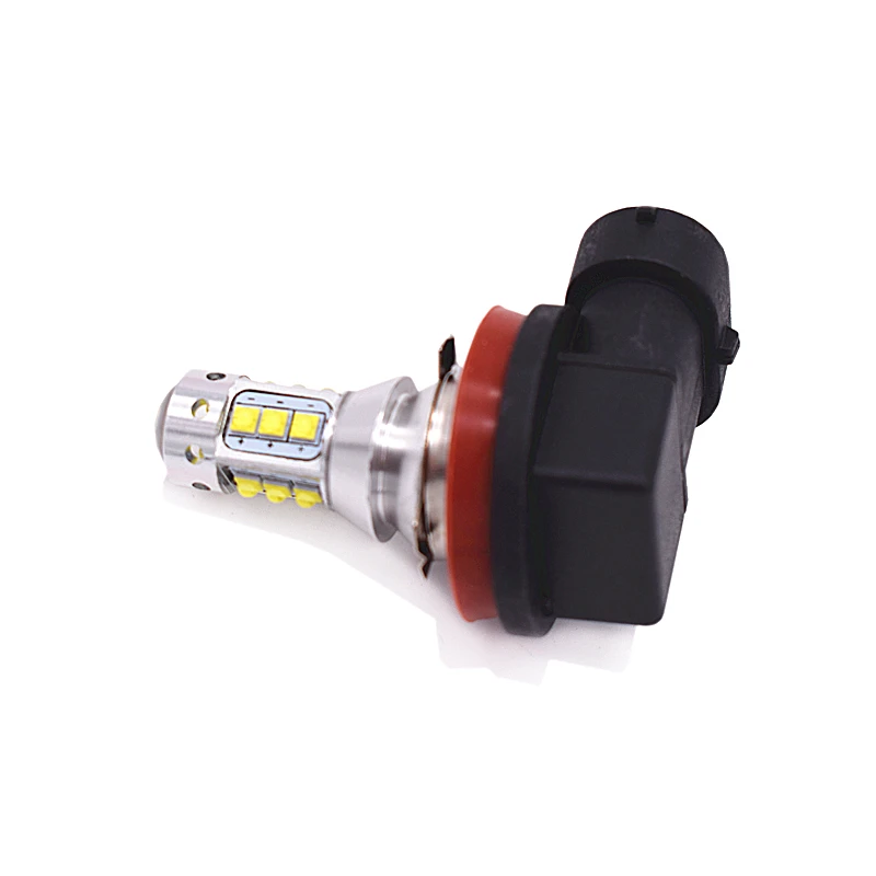 2PCS High Power H8 H11 XBD 16SMD 80W LED Bulbs Extremely Bright for DRL or Fog Lights Xenon White.02
