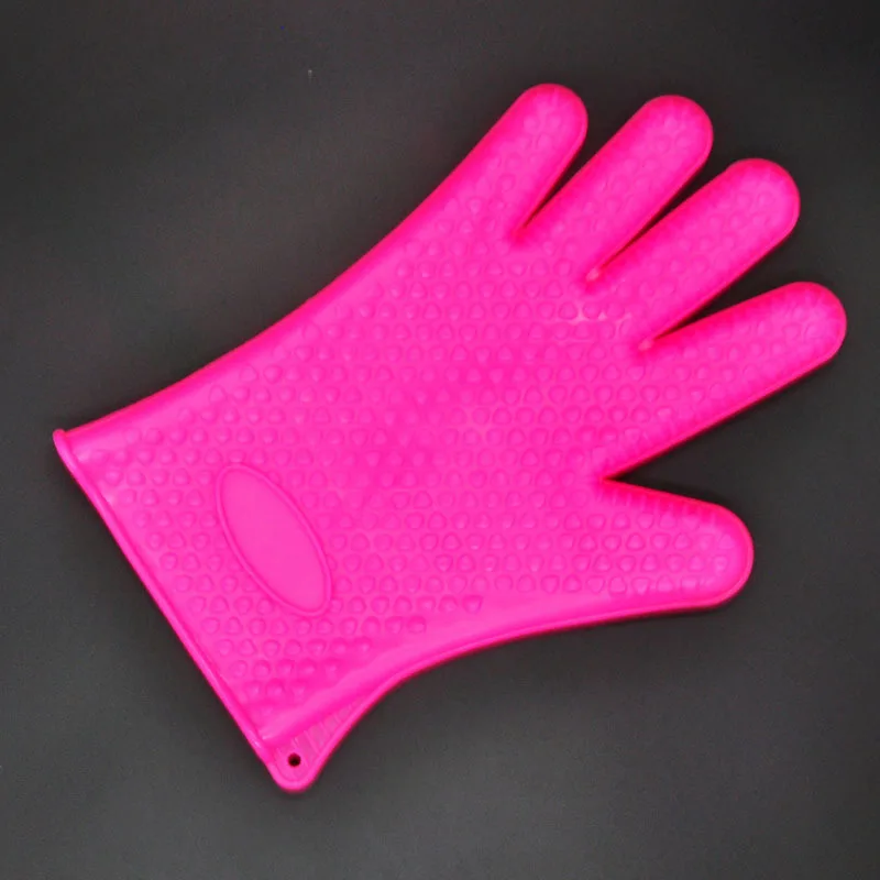 2 шт./лот, многофункциональные толстые антипригарные силиконовые перчатки для барбекю, термостойкие прихватки, противоскользящие прихватки, принадлежности для выпечки