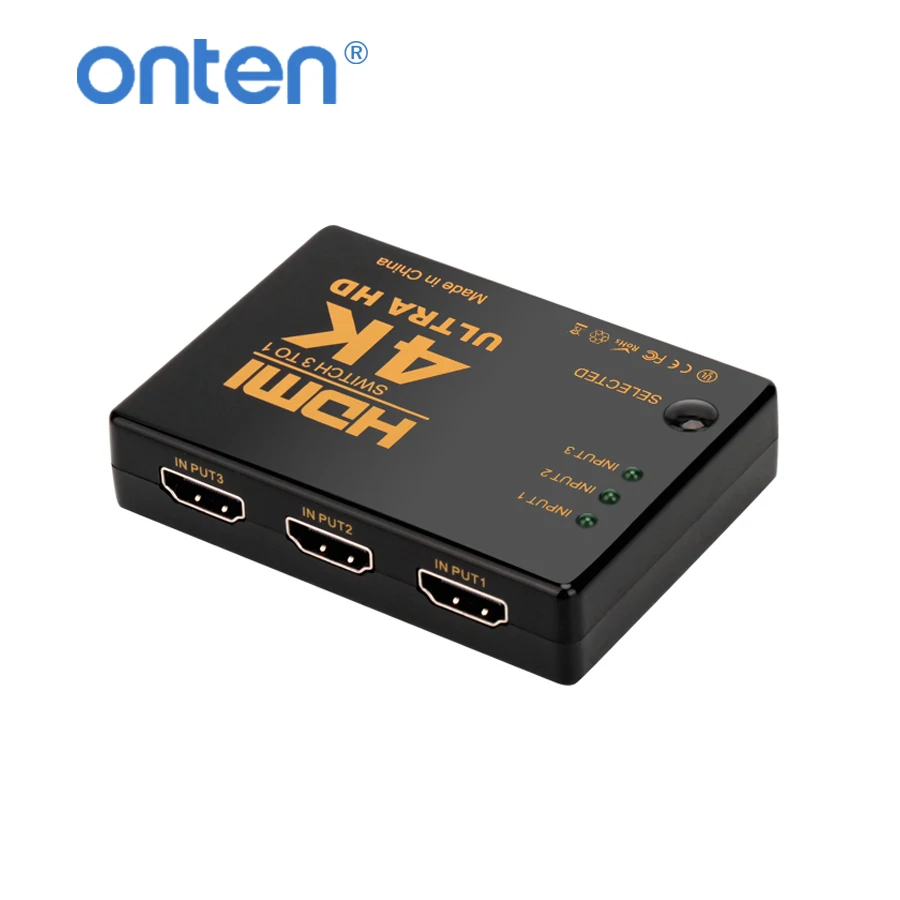 

HDMI Splitter 3 port 1.4 HDMI Switch Switcher 4K HDMI Adapter Extender 3 Input 1 Output for XBOX PS3 PS4 Projector Android HDTV