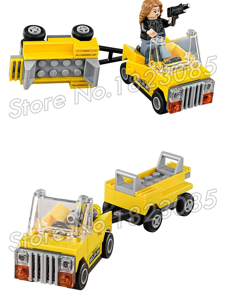  774pcs Super Heroes Captain America Civil War Airport Battle Iron Man 07034 Figure Building Blocks 