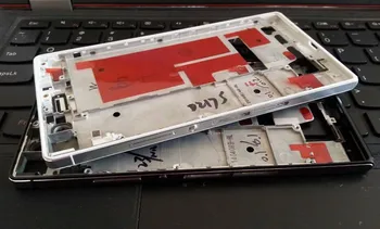 

NEW For Huawei Ascend P7 Middle Frame Plate Faceplate Housing Cover LCD Frame Bezel With Side Button Repair Parts