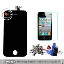 A+++ Quality For Apple iPhone 4S 4 4G 5 5G 5S 5C 6 LCD Display Touch Screen Digitizer Assembly+Tempered Glass+Tools+Full Screws