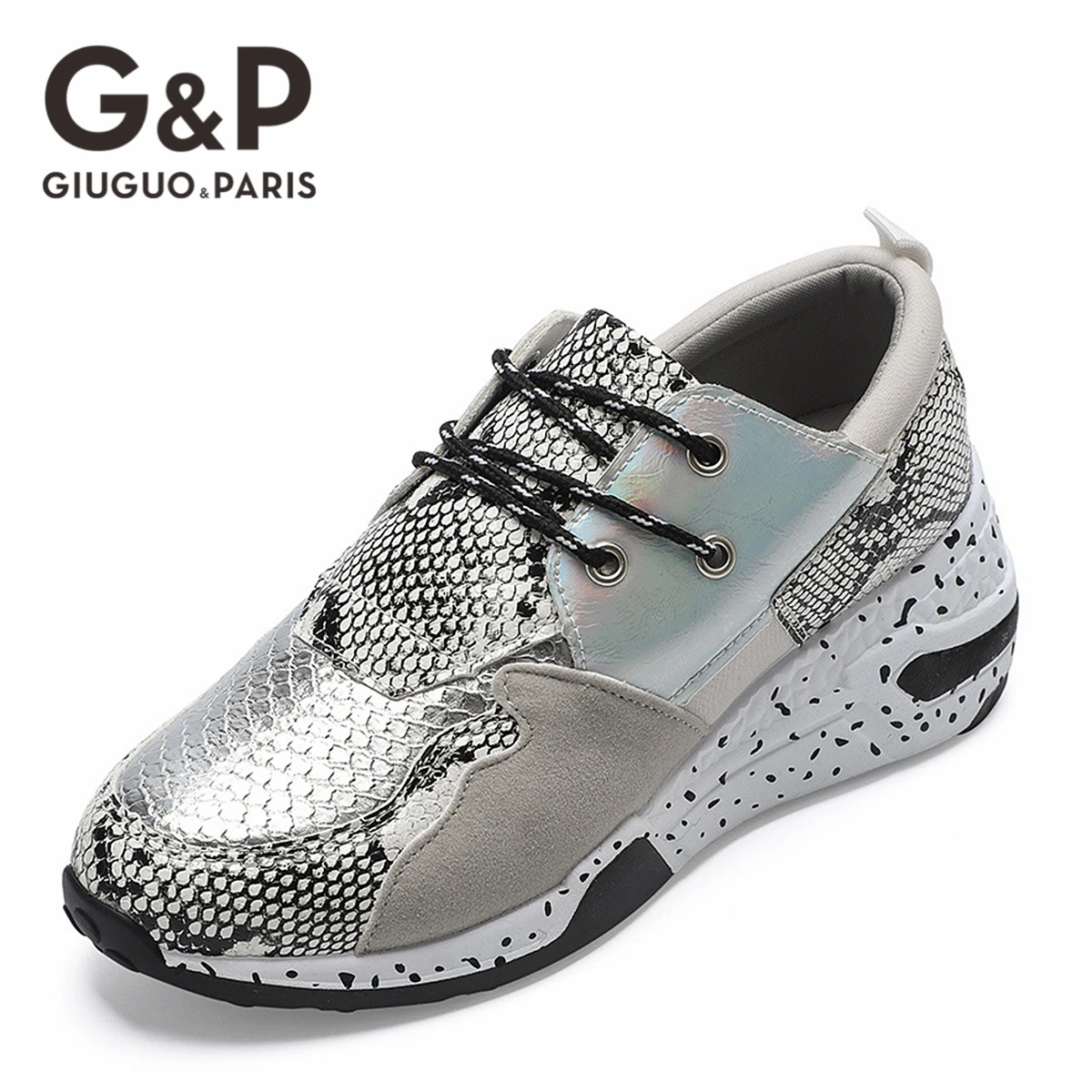 

2019 Sneakers Latest Fashion for Woman Brand Designer Female Shoes Thick Soled Leahter and Lightweight