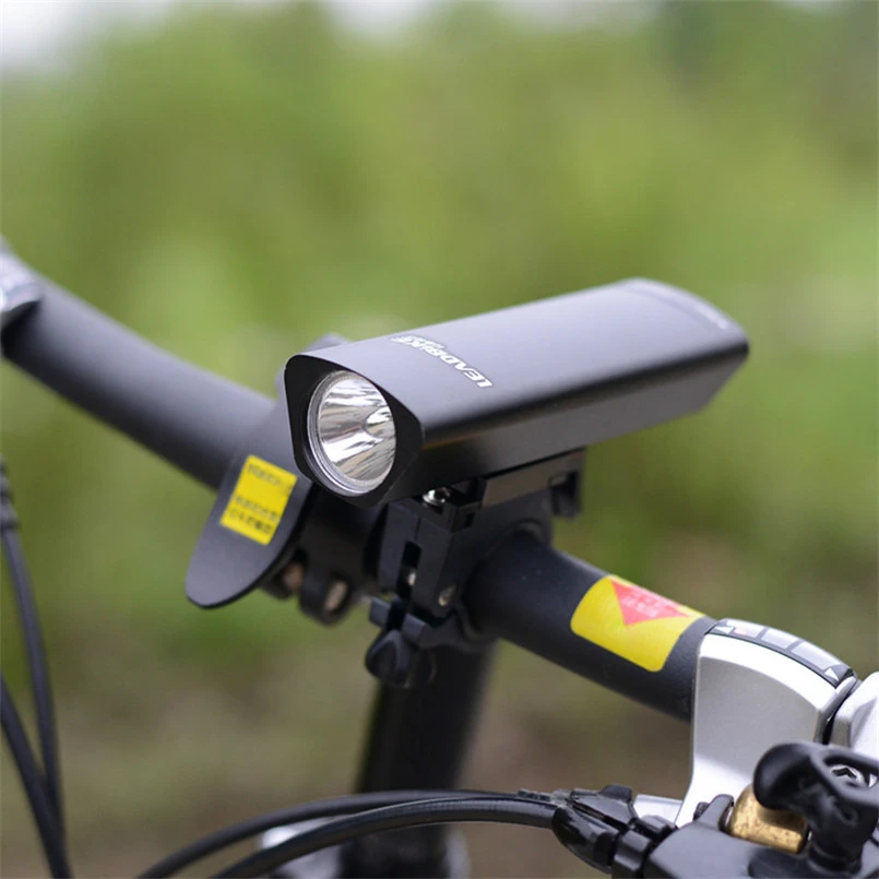 luz de cabeza de bicicleta foco de manillar delantero linterna con soporte de seguridad impermeable azul/negro/rojo|Luz de bicicleta| - AliExpress