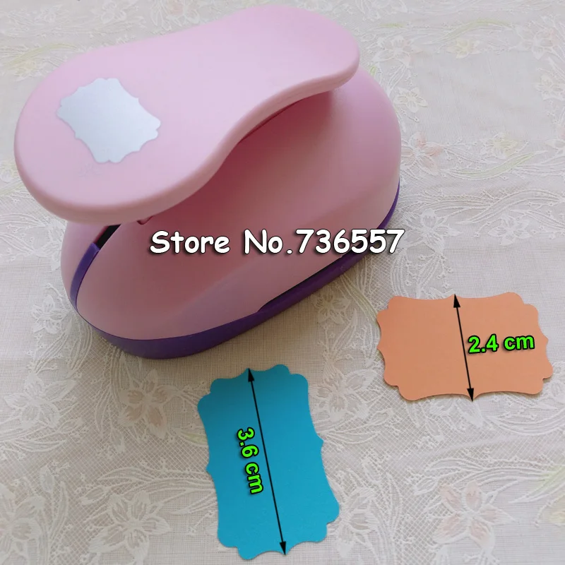 

Free Ship 1.5 inch Polygon EVA hole punch paper puncher for greeting card handmade DIY scrapbook Geometry craft punch machine