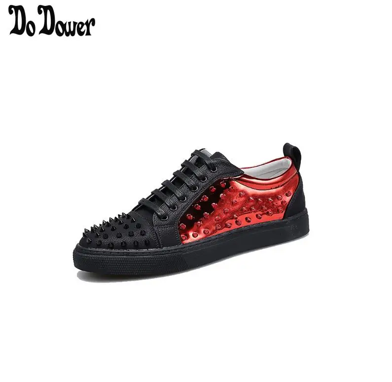 

2018 Designer Men Trendsetter glitter sequins rivets Trendy Casual thick bottom Shoes Male walking Dress Prom moccasins loafers