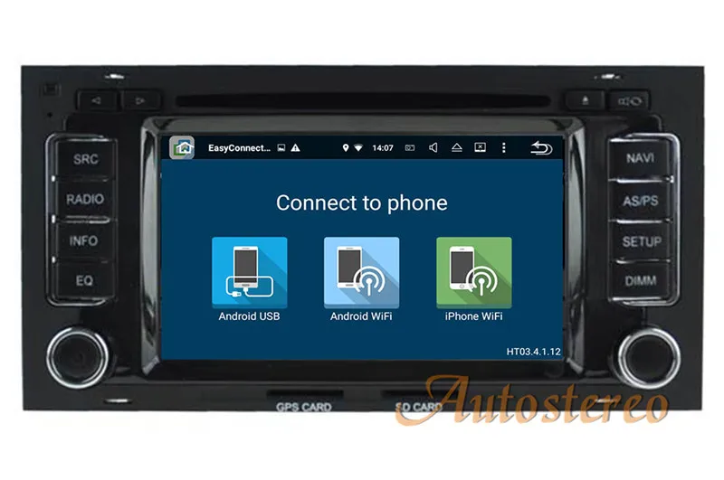 Android 7.1 4 ядра dvd-плеер автомобиля для VW Volkswagen Touareg 2003-2010 Car GPS навигации стерео Радио Bluetooth WI-FI