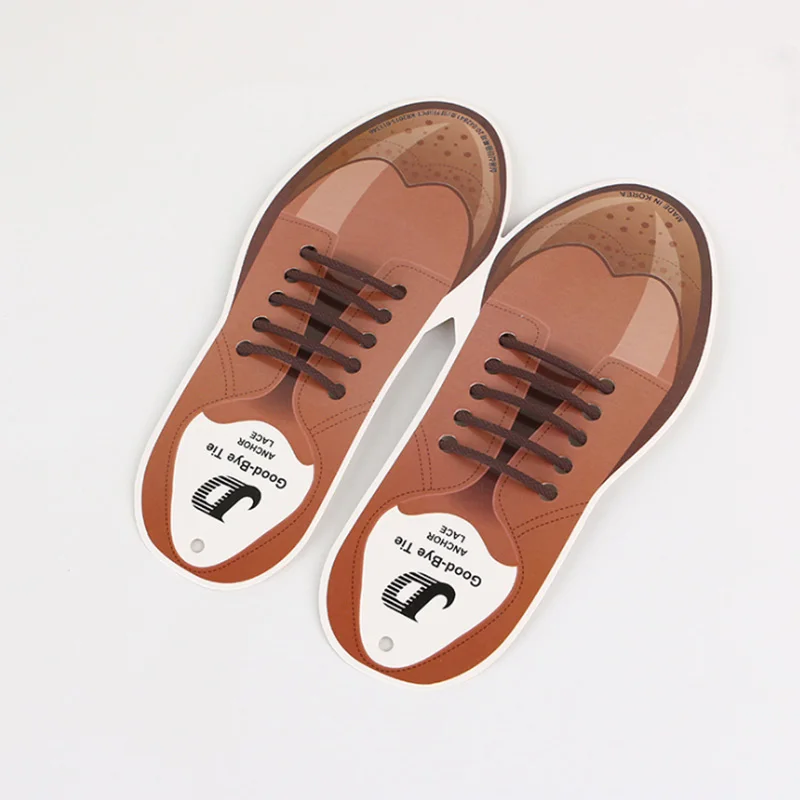 10pcslot Silicone Shoelaces For Leather Shoes Special Shoelace No Tie Shoe Laces For Men Business Lacing Shoes Rubber Shoelace (15)