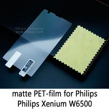 Glossy Lucent Frosted Matte Anti glare Tempered Glass Protective Film Screen Protector For Philips Xenium W6500