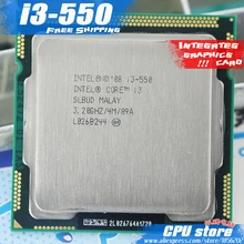 Intel I3 550 процессор, 3,2 ГГц/LGA1156/4 Мб/двухъядерный/i3-550 бесплатно scrattered buah(работает