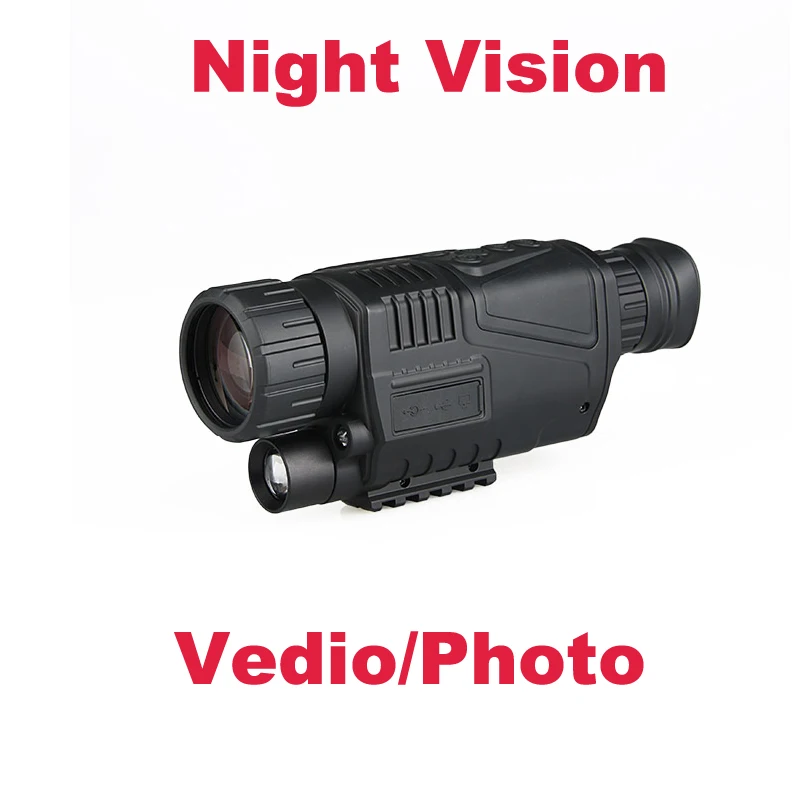 Eagleeye Инфракрасный цифровой 5x ночного видения монокуляр сфера зум 5x для 200 м, цифровая камера vedio gz270012