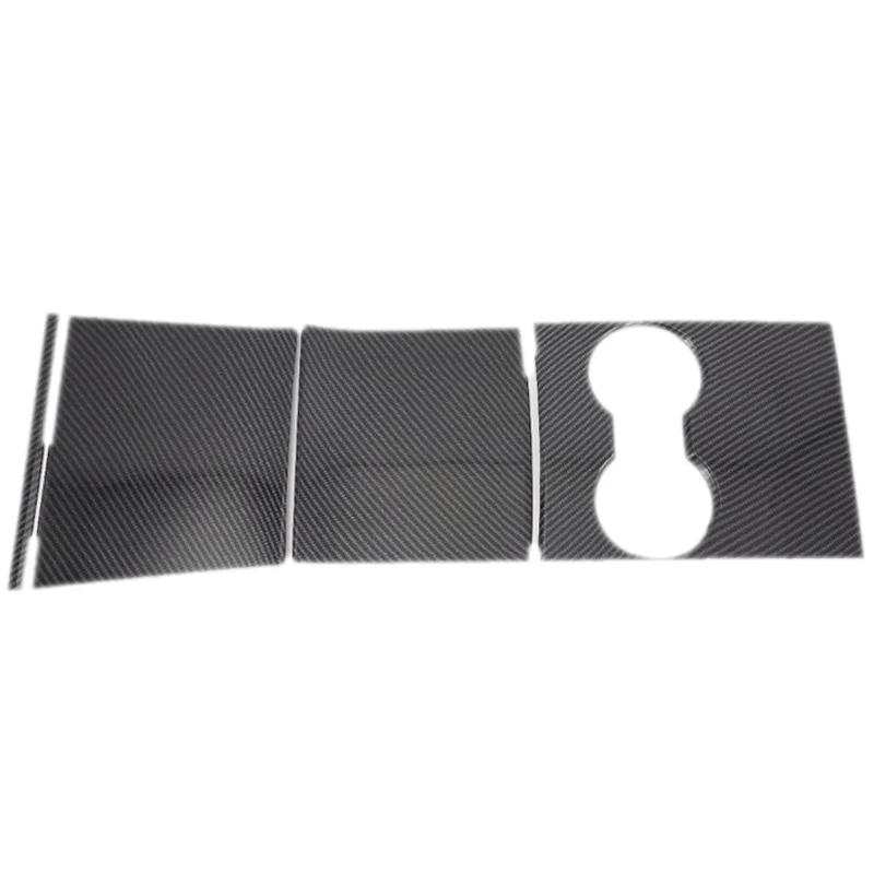 

Accessories Fit for Tesla Model 3 2018 2019 Abs Front Seat Center Console Water Cup Holder Panel Molding Cover Kit Trim