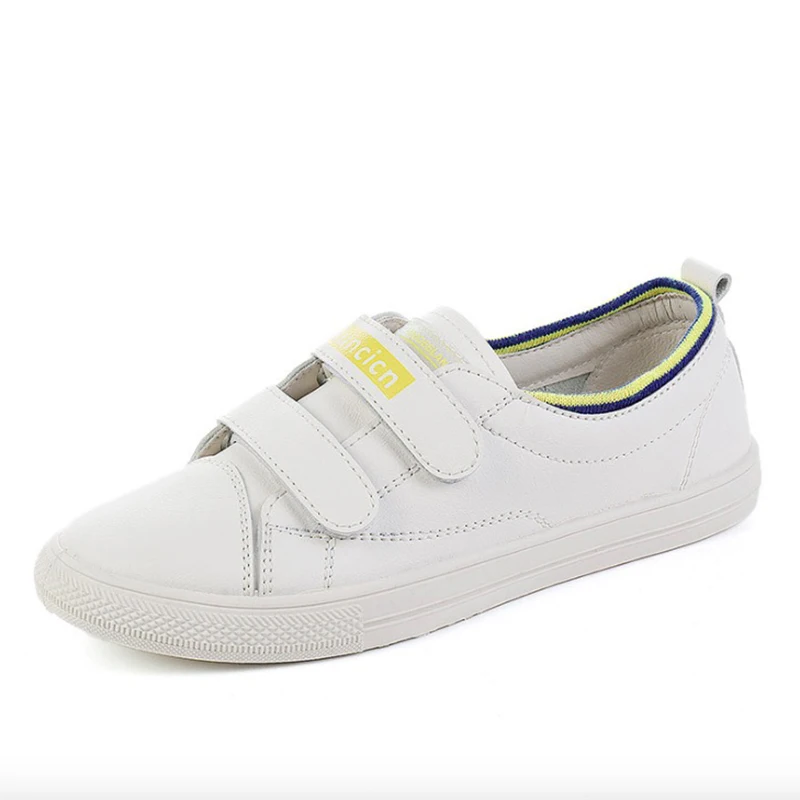 

Women Sneakers 2019 Summer PU Leather Women Casual Shoes Flats Platform Breathable Women Shoes Fashion Shallow Soft White shoes