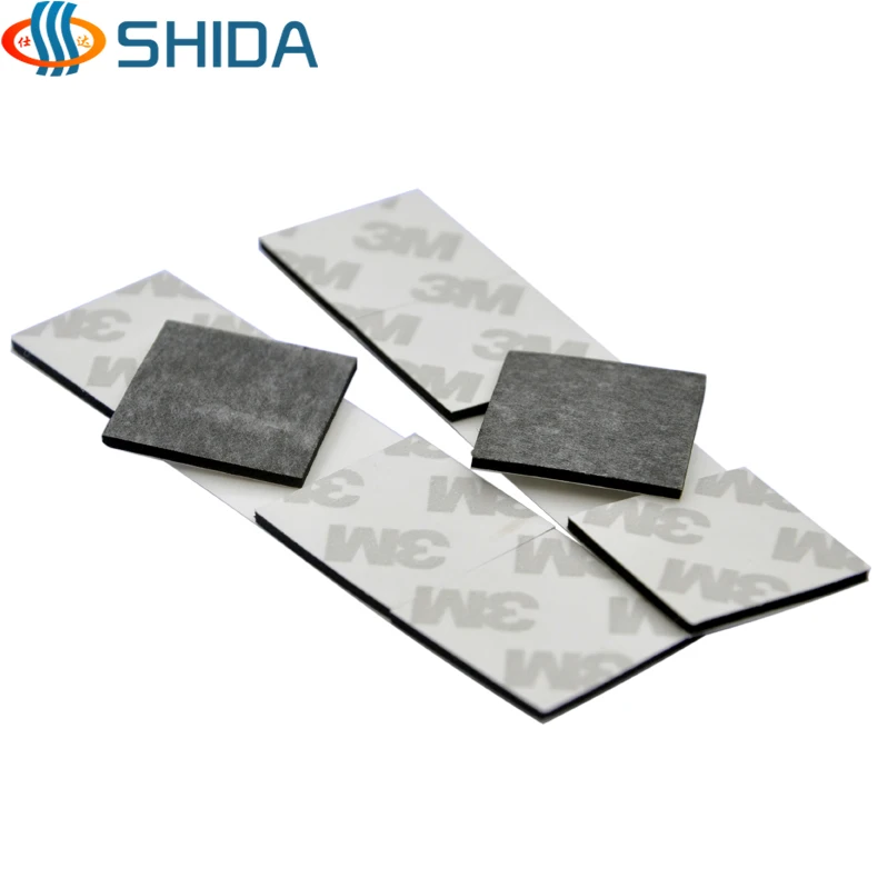 20pcs 3M Double Sided Black Foam Tape, 25*25mm Strong Adhesive Pad