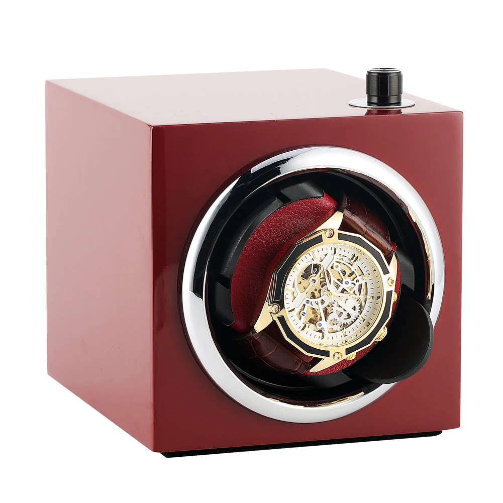 Пять режимов часы Winder Box Автоматическая классическая черная/оранжевая/красная ПЭ пианино краска коробка для демонстрации верхний ряд