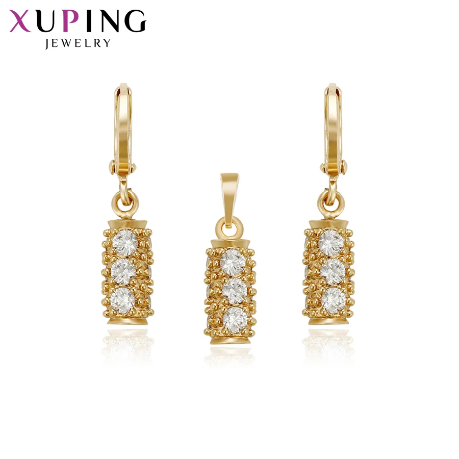 

Xuping Fashion Set for Girls Women Charms Design High Quality Imitation Jewelry Sets for Thanksgiving S84,5-64717